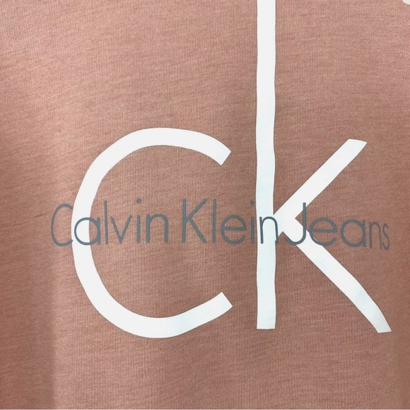 Calvin Klein Jeans Womens Lightweight Relaxed Fit Hoodie - Picture 7 of 12